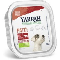 Yarrah Bio Nassfutter Adult Pastete 12x150 g Rind mit Spirulina