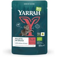 Yarrah Bio Pouch Filets in Soße 14x8 5g Rind