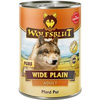 WOLFSBLUT Adult Wide Plain Pure Pferd Pur - 6x395g