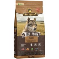 WOLFSBLUT Wide Plain Hund Trockenfutter, Adult 12,5 kg