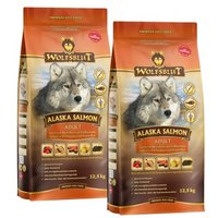WOLFSBLUT Trockenfutter Hund Alaska Salmon 2x12,5 kg