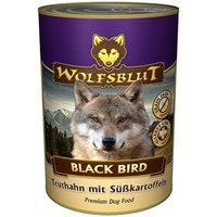 WOLFSBLUT Adult Black Bird - Truthahn mit Süßkartoffeln - 6x395g