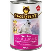 WOLFSBLUT Adult VetLine Hypoallergenic, Pferd 6x395 g