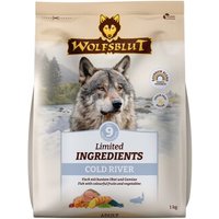 WOLFSBLUT Limited Ingredients Trockenfutter Hund, Adult, Cold River 1 kg