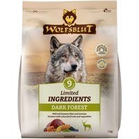 WOLFSBLUT Limited Ingredients Trockenfutter Hund, Adult, Dark Forest 1 kg