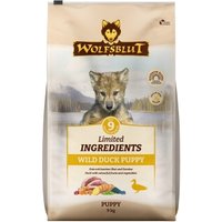WOLFSBLUT Limited Ingredients Trockenfutter Hund, Puppy, Wild Duck 2x9 kg