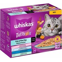 Whiskas Tasty Mix Multipack Fish of the Day in Sauce 12 x 85g