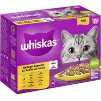 Whiskas Multipack 7+ Geflügel Auswahl in Gelee 12 x 85g