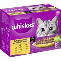 Whiskas Multipack 7+ Geflügel Auswahl in Sauce 12 x 85g
