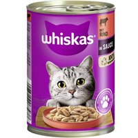 Whiskas Adult 1+ Sauce 12x400g Rind