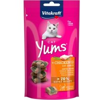 Vitakraft Cat Yums Huhn und Katzengras 9x40 g