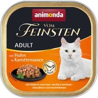animonda Vom Feinsten Adult 32x100g Huhn, in Karottensauce