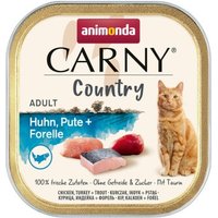 animonda Carny Nassfutter Katze Adult Country Huhn, Pute und Forelle 32x100 g