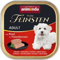 animonda Vom Feinsten Adult 22x150g Rind und Putenherzen