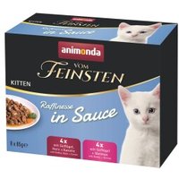 animonda Vom Feinsten Kitten Raffinesse in Sauce Mixpack 8x85 g