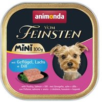 animonda Vom Feinsten Adult Mini 32x100 g Geflügel und Lachs