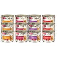 animonda Carny Nassfutter Katze Adult, Mixpaket Fleischauswahl 12x200 g Mixpaket 1
