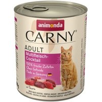 animonda Carny Nassfutter Katze Adult Multifleisch Cocktail 24x800 g