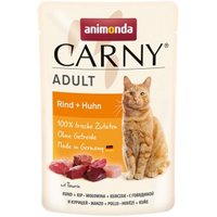 animonda Carny Nassfutter Katze Adult Rind und Huhn 12x85 g