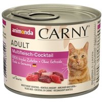 animonda Carny Nassfutter Katze Adult Multifleisch Cocktail 6x200 g