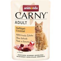 animonda Carny Nassfutter Katze Adult Geflügel Cocktail 24x85 g