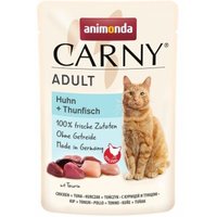 animonda Carny Nassfutter Katze Adult Huhn und Thunfisch 24x85 g