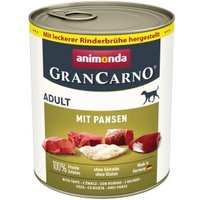 animonda GranCarno Original Nassfutter Hund Adult, Pansen 6x800 g