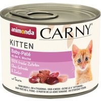 animonda Carny Nassfutter Katze Kitten, Baby-Paté 24x200 g
