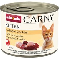 animonda Carny Nassfutter Katze Kitten Geflügel Cocktail 24x200 g