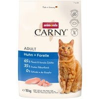 animonda Carny Trockenfutter Katze Adult Huhn und Forelle 2x10 kg