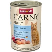 animonda Carny Nassfutter Katze Adult 6x400 g Huhn und Lachs