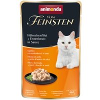 animonda Vom Feinsten 18x50g mit Hühnchenfilet und Entenbrust, in Sauce