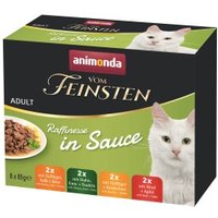 animonda Vom Feinsten Adult Raffinesse in Sauce Mixpack 8x85 g