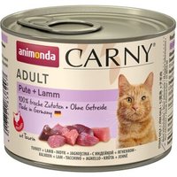 animonda Carny Nassfutter Katze Adult Pute und Lamm 6x200 g