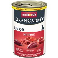 animonda GranCarno Original Nassfutter Hund Junior, Pute 12x400 g
