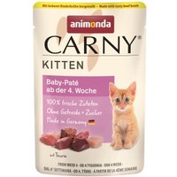 animonda Carny Nassfutter Katze Kitten, Baby-Paté 12x85 g