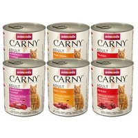 animonda Carny Nassfutter Katze Adult, Mixpaket 6x800 g Mixpaket 1