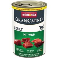 animonda GranCarno Original Nassfutter Hund Adult, Wild 12x400 g