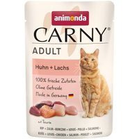 animonda Carny Nassfutter Katze Adult Huhn und Lachs 12x85 g