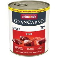 animonda GranCarno Original Nassfutter Hund Adult, Rind 6x800 g