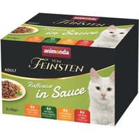 animonda Vom Feinsten Adult Raffinesse in Sauce Mixpack 24x85 g
