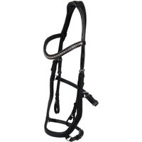 Hans Melzer Horse Equipment Hans Melzer Trense Tokio schwarz/silber WB (Warmblut)