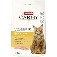 animonda Carny Trockenfutter Katze, Adult, Large Breed, Huhn und Lachs 10 kg