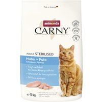 animonda Carny Trockenfutter Katze, Adult, Sterilised, Huhn und Pute 10 kg