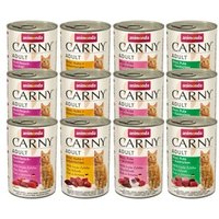 animonda Carny Nassfutter Katze Adult, Mixpaket Fleischauswahl 12x400 g Mixpaket 2