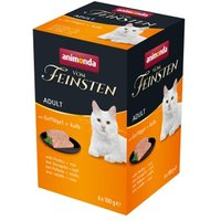 animonda Vom Feinsten Adult 6x100g Kalb und Geflügel