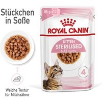ROYAL CANIN KITTEN STERILISED in Soße 12 x 85g