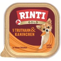RINTI Gold Mini 16x100g Truthahn und Kaninchen