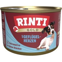 RINTI Gold Adult Geflügelherzen 24x185 g