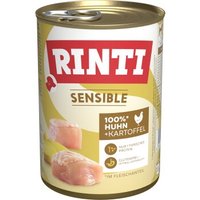 RINTI Sensible Nassfutter Hund, Adult, Dose 12x400 g Huhn und Kartoffel